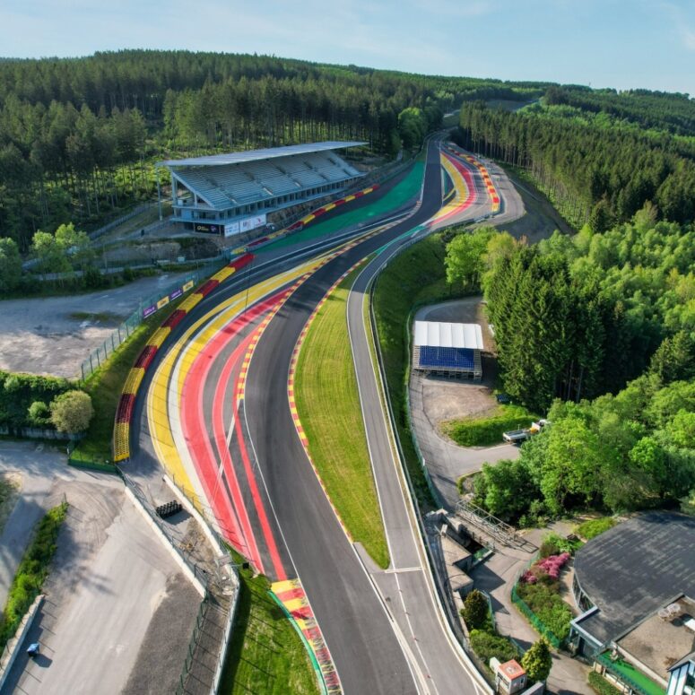Spa Francorchamps Aerial View