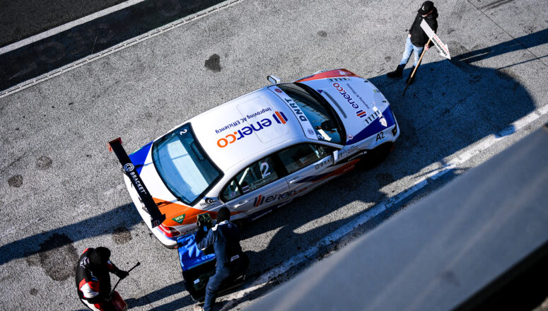 DNRT Endurance Race Zandvoort Ener.Co BMW E46 330i Endurance Racer Pitstop Top View