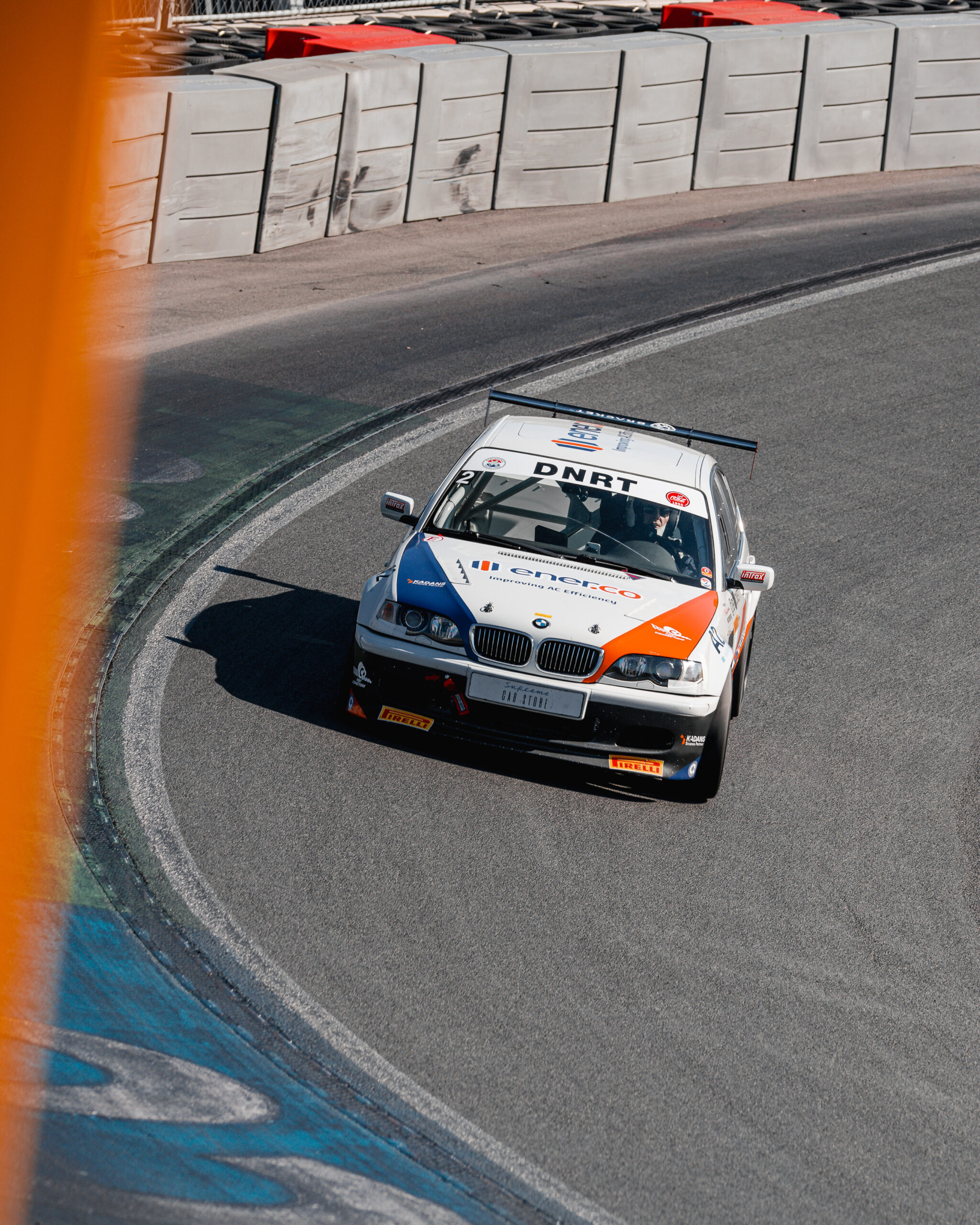 Circuit Zandvoort Supreme Motorsport BMW E46 330i op hoge snelheid