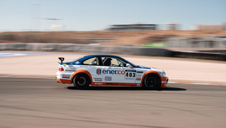 Supreme Motorsport BMW E46 M3 CSL Cup op Zandvoort, Zijaanzicht
